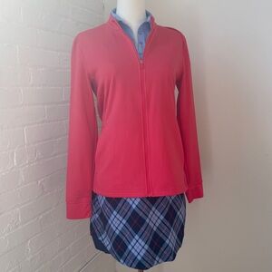 Lady Hagen Blue and Red Plaid Golf Skort
